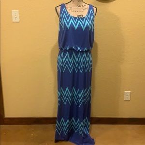Pomelo blue, sleeveless maxi dress, XL, like new | offer in description